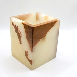 CLEARANCE Bey Berk Genuine Marble Candle Holder